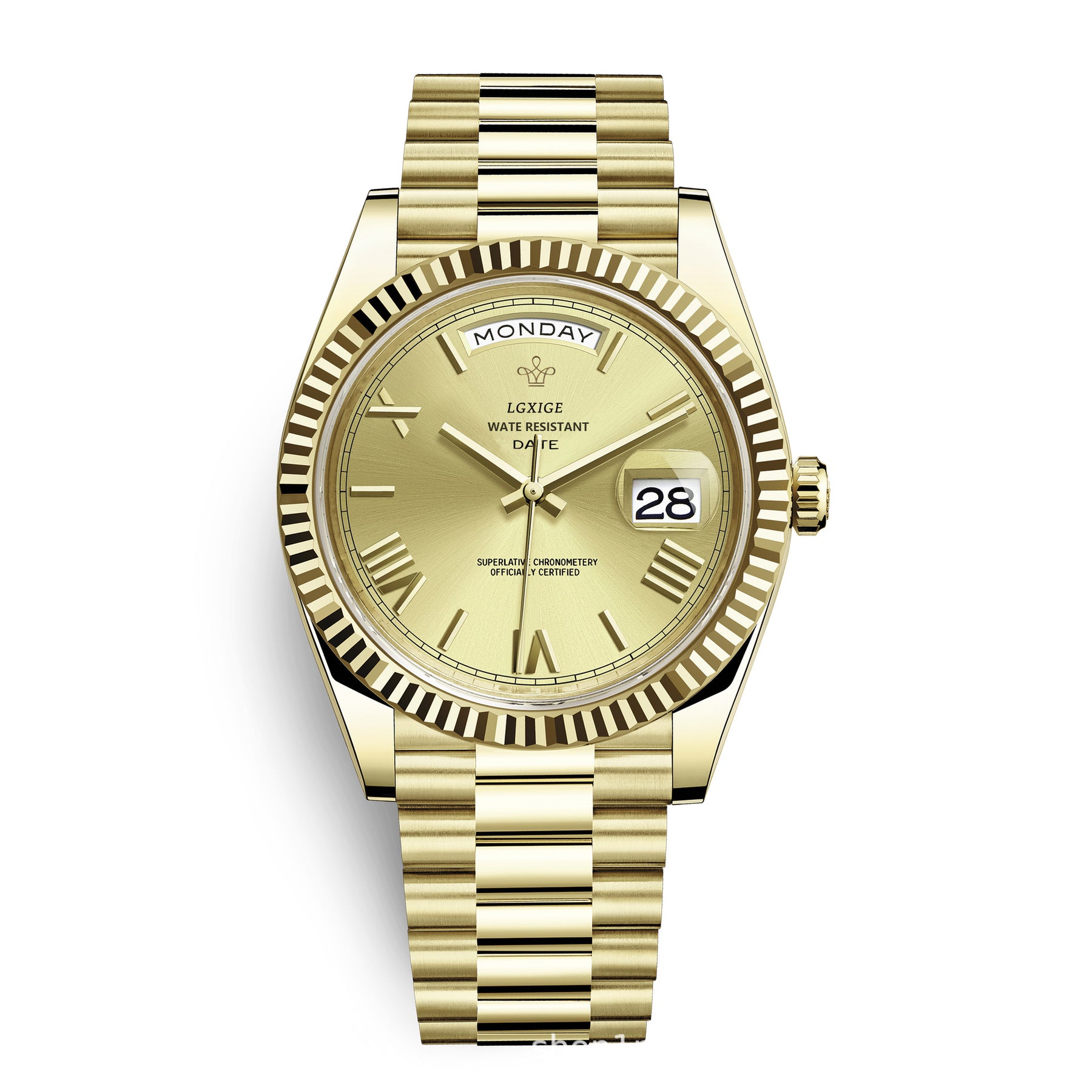 VᐱLENZO DAY DATE DOURADO