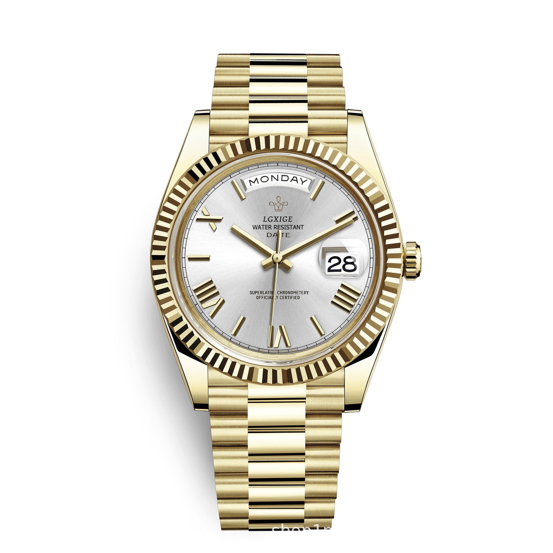 VᐱLENZO DAY DATE DOURADO