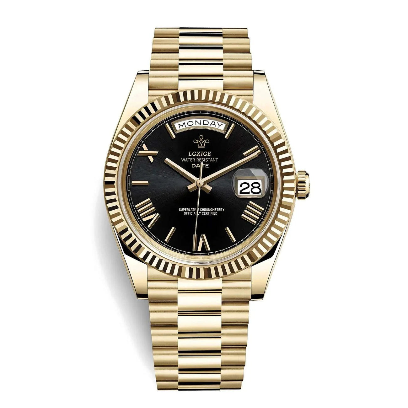 VᐱLENZO DAY DATE DOURADO
